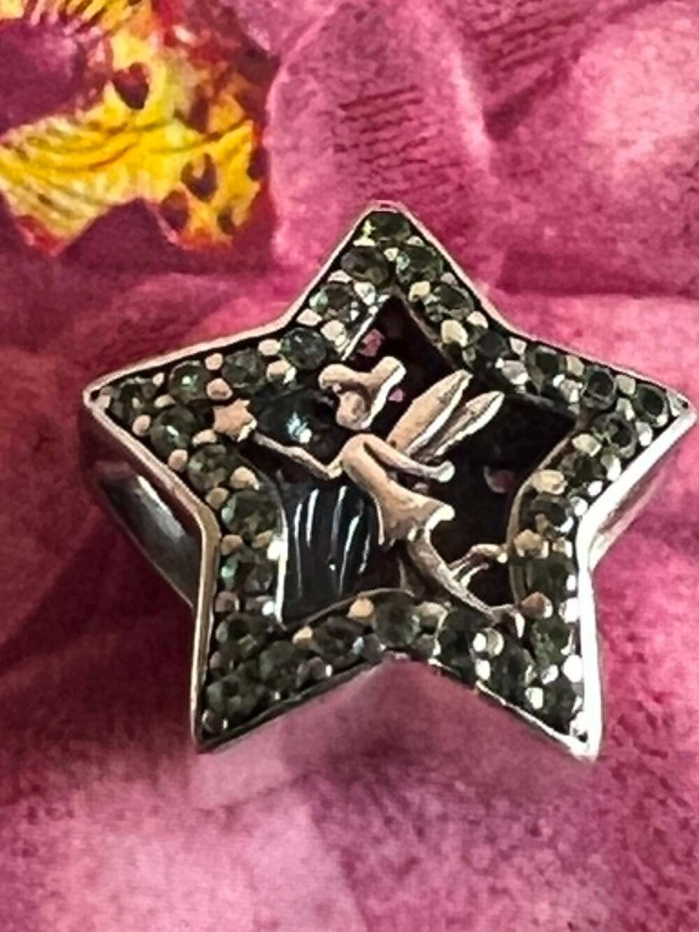 Authentic Pandora Disney Tinker Bell Star Charm #791920NPG